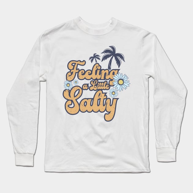 Salty Beach Long Sleeve T-Shirt by Pantai Mutun